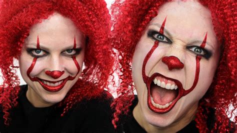 Pennywise Makeup Tutorial - Step-By-Step Guide - YouTube