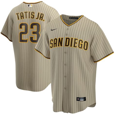 Men's San Diego Padres Fernando Tatís Jr. Nike Tan/Brown Alternate 2020 ...