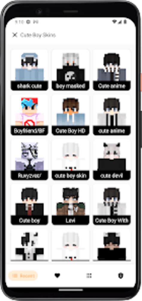 Cute Boy Skins for Minecraft for Android - Download