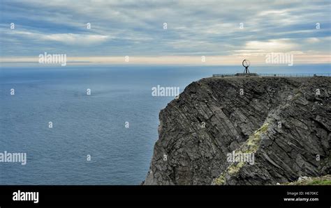 Nordkapp, Norway - A view on the North Cape cliff Stock Photo - Alamy