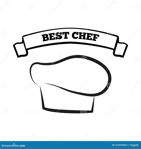 Chef Hat Sketch Vector Drawing Cap White | CartoonDealer.com #62865555