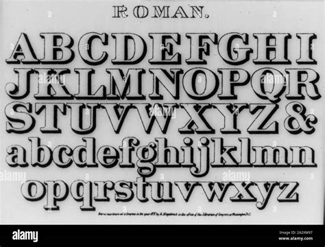 Roman alphabet Stock Photo - Alamy