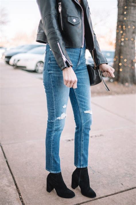 How to Wear Ankle Boots With Straight Leg Jeans - Straight A Style ...