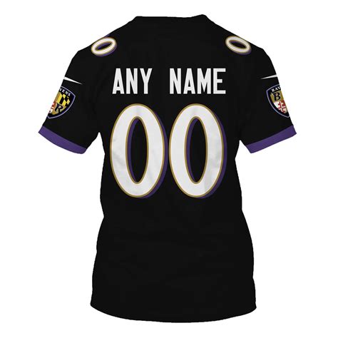 Personalized Name and Number Baltimore Ravens Hoodie Jersey – TOP REBORN