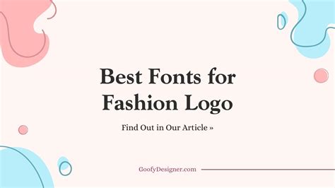 28 Best Fonts for Fashion Logo Dressing Up Brand Identity