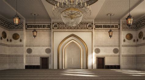 El Zaidan Mosque Interior Design | Mosque design, Mosque design islamic ...