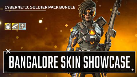 Bangalore Cybernetic Soldier Skin Showcase Apex Legends - YouTube