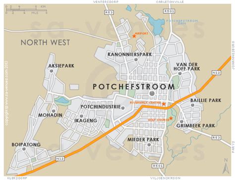 Potchefstroom Map