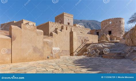 Nakhal Fort, in Nakhal, Oman Editorial Stock Image - Image of ...