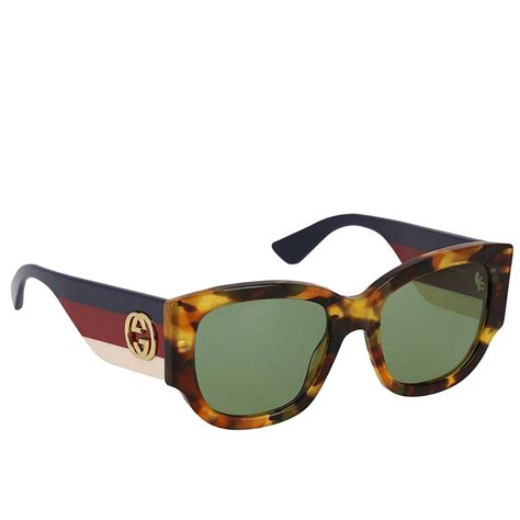 GUCCI: Sunglasses women | Glasses Gucci Women Green | Glasses Gucci ...