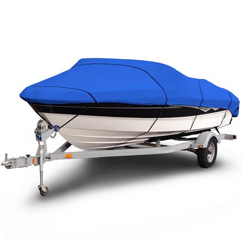 Budge 1200 Denier V-Hull Boat Cover, Waterproof, Premium Outdoor ...