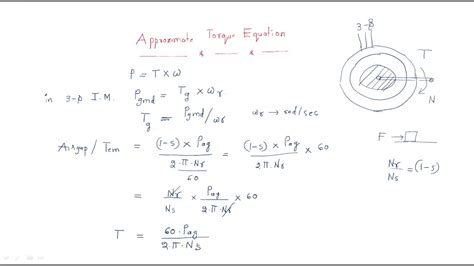 Torque Equation | 3-phase Induction Motor | Lec-33 - YouTube