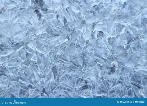 Large Ice Crystals Frozen Water Stock Photo - Image of freshness, large ...