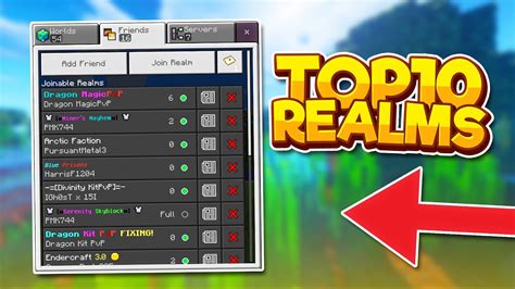 Minecraft Bedrock Edition Top 10 Best Realms 2020 [Xbox One/MCPE,PS4 ...