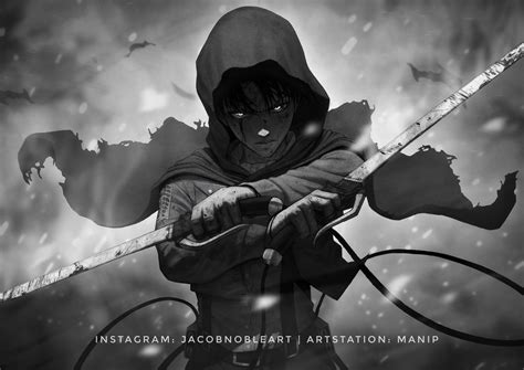 Levi Godmode by Jacob NobleAnother manga-inspired Levi drawing. Hope ...