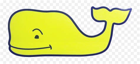 Vineyard Vines Neon Yellow Whale - Yellow Vineyard Vines Sticker Emoji ...