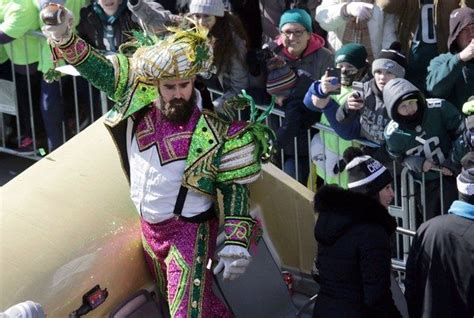 Jason Kelce Dressed Like a Mummer for the Eagles Parade - Mr Mummer ...