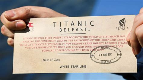 Titanic Belfast tickets | Titanic, Belfast, Liner