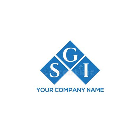 SGI Letter Logo Design on WHITE Background. SGI Creative Initials ...