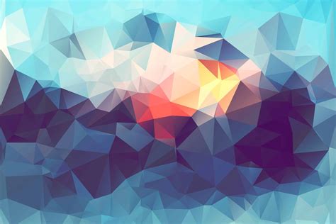 Abstract Low Poly - High Definition Wallpaper