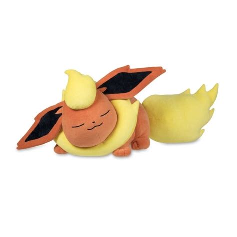 Sleeping Flareon Poké Plush - 15 ½ In. | Pokémon Center Official Site