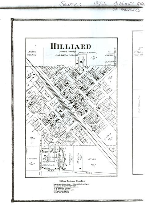 NW History Express: MAP: Hilliard