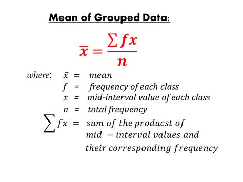 Mean of a Grouped Data | IGCSE at Mathematics Realm