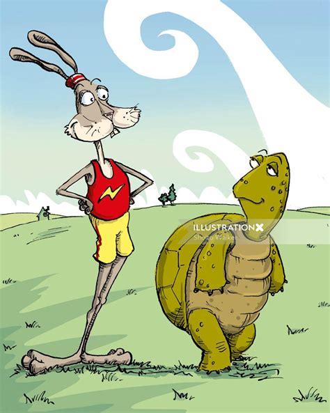 Tortoise And Hare Cartoon