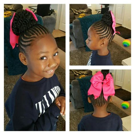 Braided bun | Kids hairstyles, Lil girl hairstyles, Toddler hair