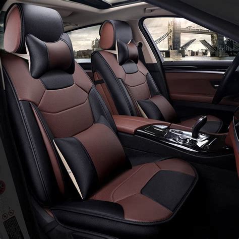 KVD Superior Leather Luxury Car Seat Cover for Hyundai Verna Fludic Bl ...