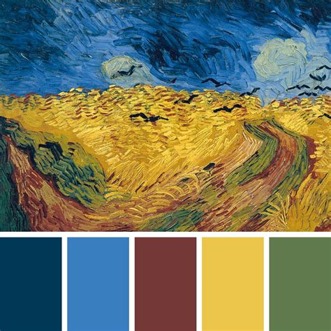 Split Complementary Color Scheme Famous Paintings