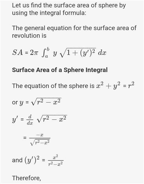 Experts can you pls give the proof of surface area of sphere I e 4 r^2 ...