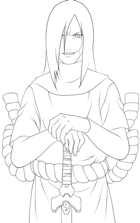 Orochimaru Lineart by xRyuuzakii on DeviantArt Anime Naruto, Naruto Fan ...