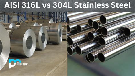 AISI 316L vs 304L Stainless Steel - What's the Difference