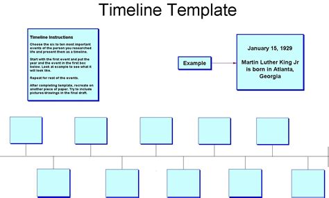 Free Timeline Templates For Students