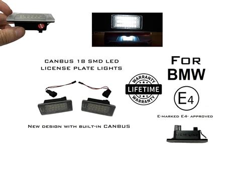 LED License Plate Lights for BMW - Dejavu Cars ''Because standard isn't ...