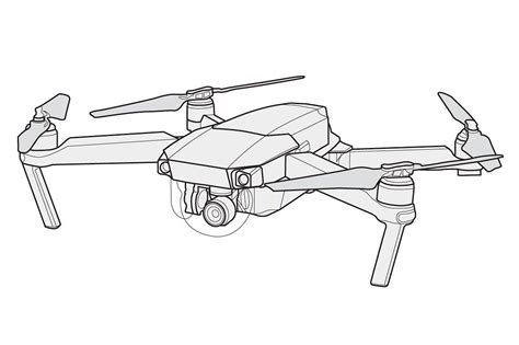 2 Pack-Mavic & Inspire vector drones(이미지 포함) | 스케치, 드론, 미술 참고 자료