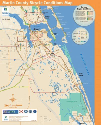 Martin County Bike Suitability Map | Landis Evans + Partners