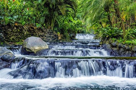 4-in-1 Hanging Bridges, Waterfall, Volcano, Tabacon Hot Springs