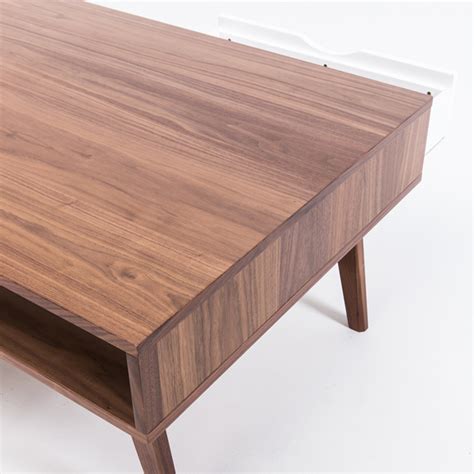 Walnut Coffee Table with Drawer - Furniture Maison - Touch of Modern