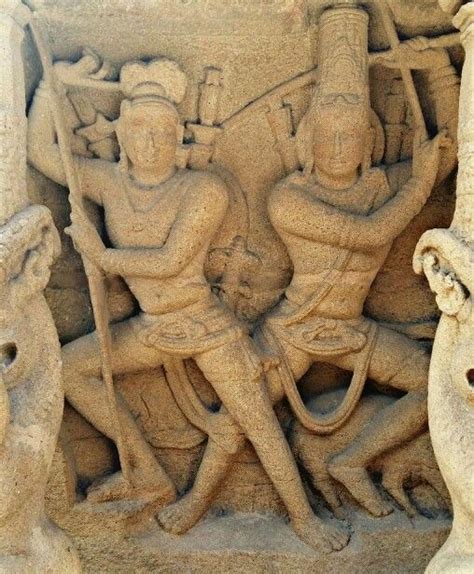 "Fight between Lord Shiva and Arjun." Kailashnath Temple, Pallava ...