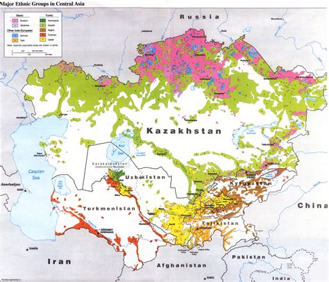 Ethnic Map Middle East