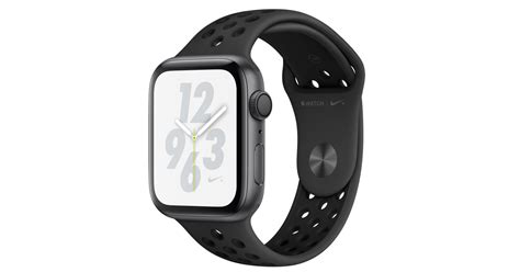 Apple Watch Nike+ Series 4 GPS, 44mm Space Gray Aluminum Case with ...