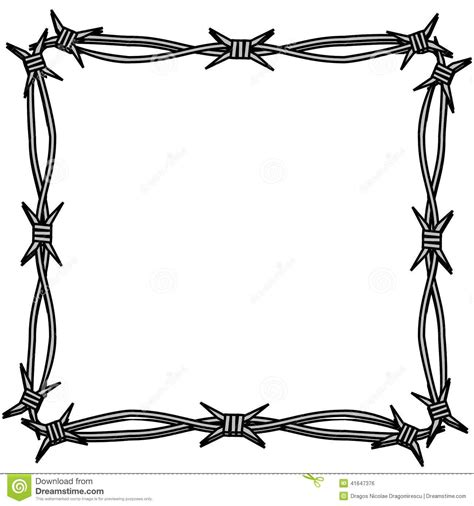 Barbed Wire Simple Frame - Download From Over 59 Million High Quality ...