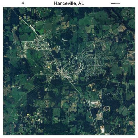 Aerial Photography Map of Hanceville, AL Alabama