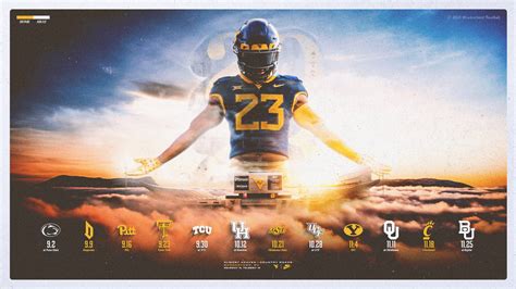 West Virginia University Football Schedule For 2024 - carte france ...