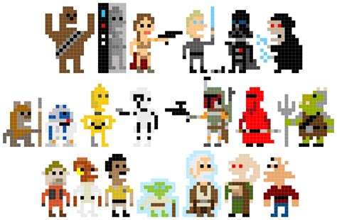 8bit | Star Wars | Design Hama Beads, Fuse Beads, Cross Stitching ...