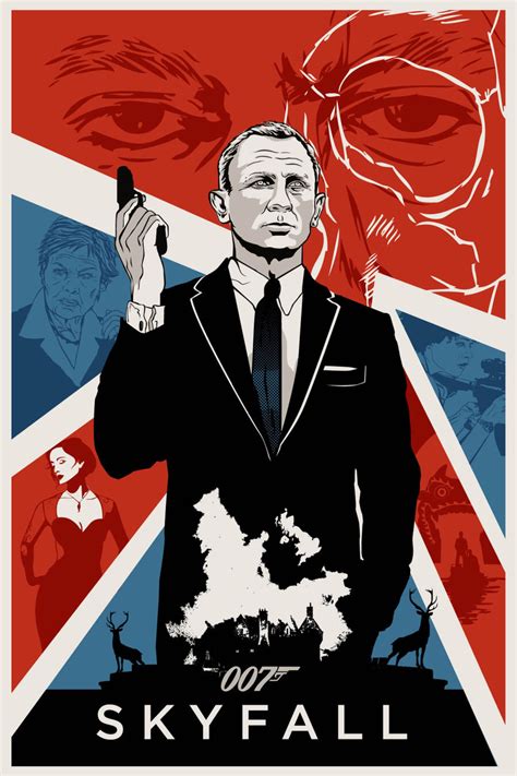 OO7 SKYFALL poster | Skyfall poster, James bond movies, James bond ...