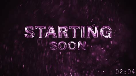 Free 5 minute starting soon screen for streamers | Twitch, Text ...