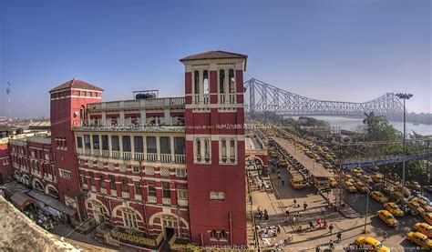 Howrah oldest railroad station built by East Indian Railway - 1854